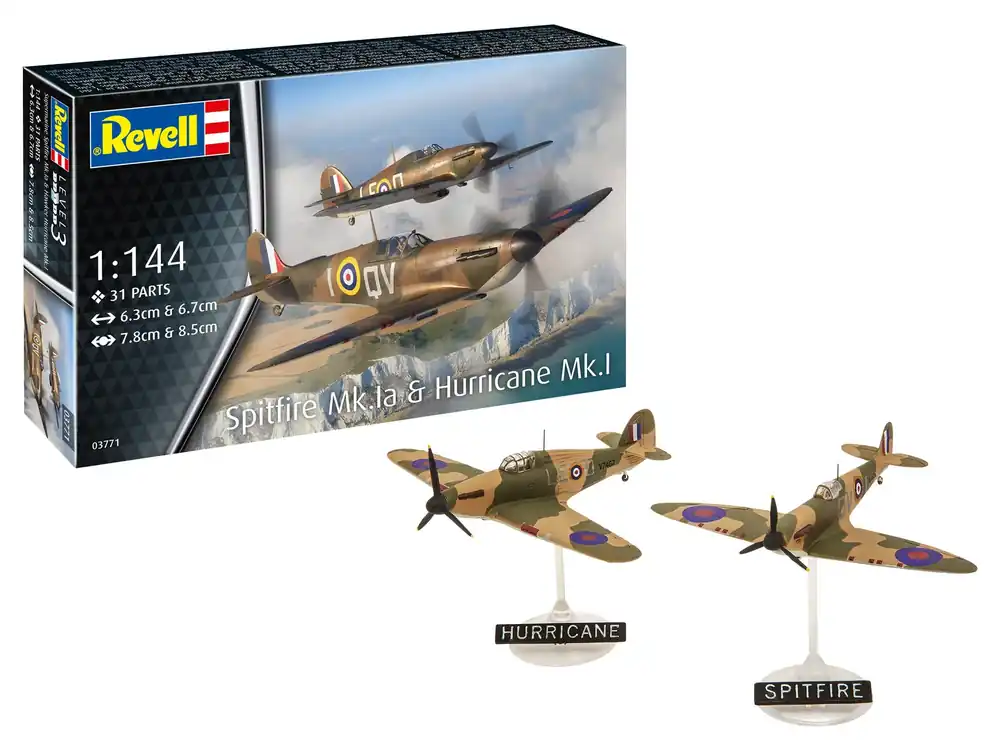 Expédié Aujourd'hui Kit de démarrage Spitfire Mk.Ia et Hurricane Mk.I