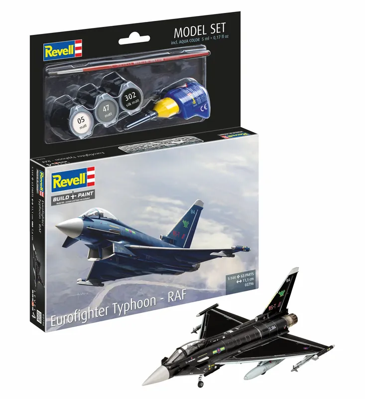 Expédié Aujourd'hui Maquette Eurofighter Typhoon - RAF
