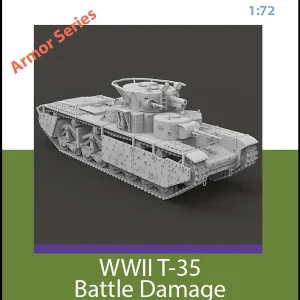 Expédition Rapide Mironious Models 72199 T-35 - Battle Damage (3D-Printed)