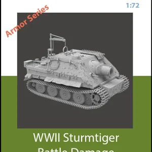 Mironious Models 72159 Sturmtiger - Battle Damage (3D-Printed) Populaire