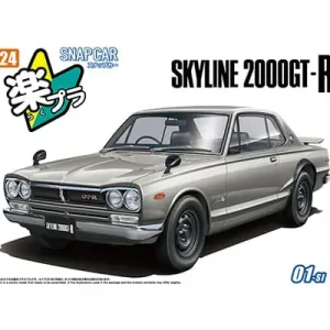 Vente Directe Aoshima 06589 KPGC10 SKILINE HT 2000GT-R 1970 Silver