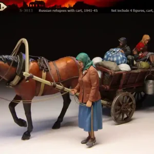 Stalingrad 3011 Russian refugees with cart Meilleur Prix