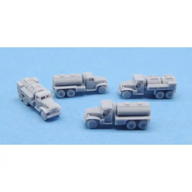 Nouveauté Black Cat Models AC350184c GMC CCKW 353 - Trucks, Water And Fuel Tankers (4 pcs)