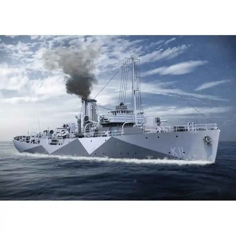 Black Cat Models 350016c HMS / FNFL Mimosa (K11) - Flower Class Corvette Paiement Sécurisé