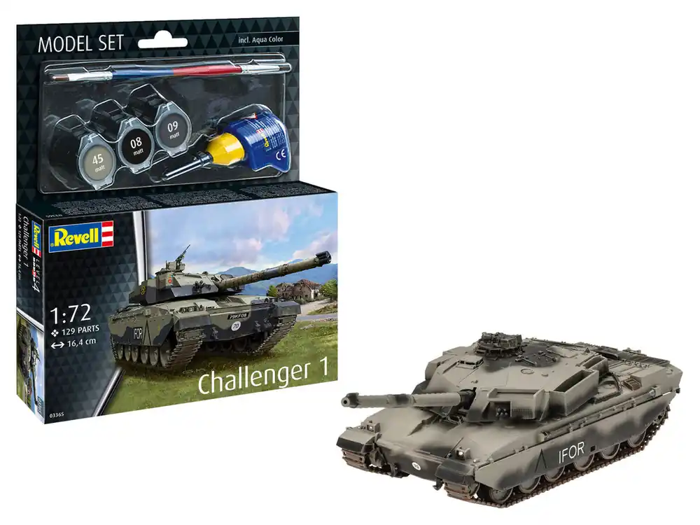 Revell 63365 Challenger 1 - Model Set Authentique
