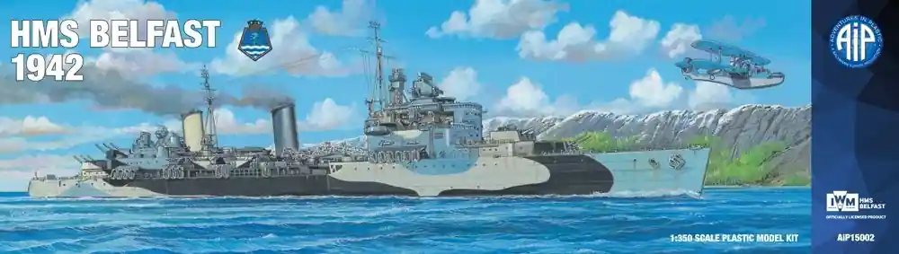 AIP 15002 HMS Belfast (1942) - Royal Navy Cruiser Commander Maintenant