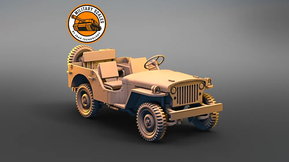 Prix Choc IDAP Technology PMI0499B Jeep Willys MB Without Windshield