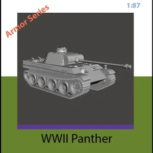 Mironious Models 87006 WWII Panther Commande En Gros