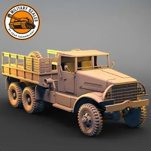 IDAP Technology PMI34.4C Corbitt White 666 6x6 Cargo Truck (soft top - metal box) Commande En Gros
