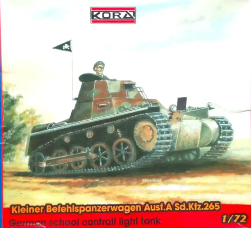 Kora Models A7236 Panzerbetehlswagen Sd.Kfz.265 Certifié