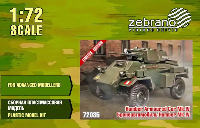 Produit De Marque Zebrano 72035 Daimler Armored Car Mk.IV