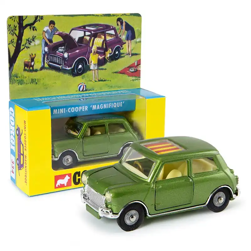 Nouvelle Collection NEW! Corgi CD54321063 Mini Cooper Magnifique - Green Edition (Corgi Toys 334)