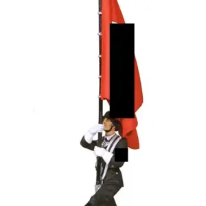 Andrea Miniatures BH0404 LAH Goose Steping Flag Bearer Commander Maintenant