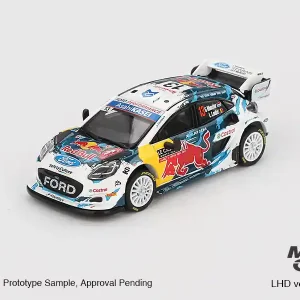 Mini GT 00974-BL Ford Puma Rally 1 - No.13 M-Sport Ford WRT G.Munster Rally Monte Carlo 2024 (Blister) Promotion Saisonnière