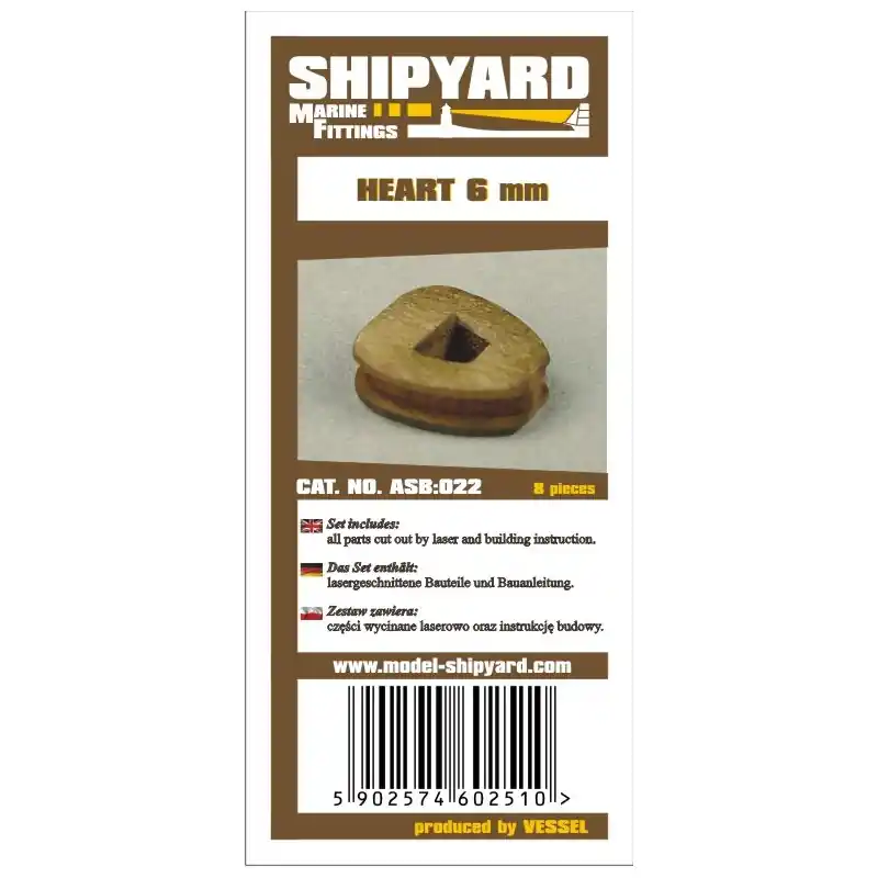 Prix Choc ShipYard ASB022 Hearts 6mm
