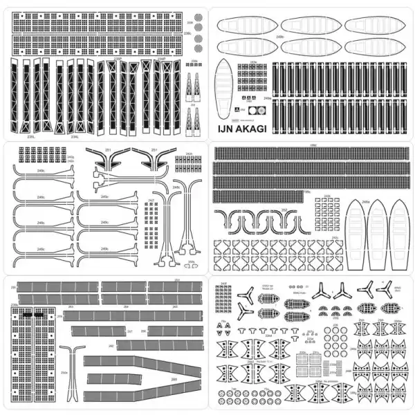 Answer ANG-02-2014-SZK04 IJN Akagi - Set Of Details Livraison Express