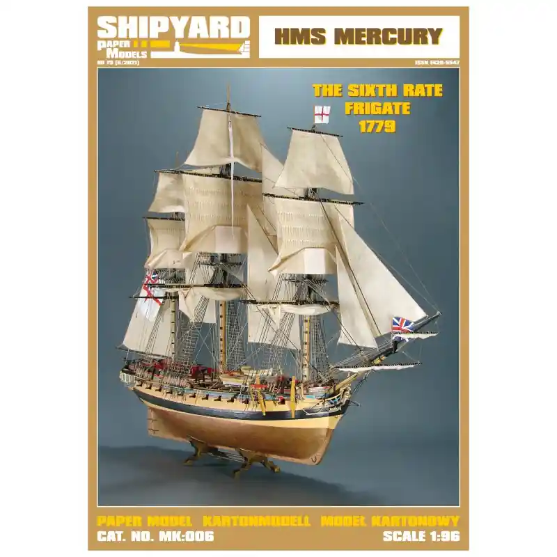 ShipYard MK006 HMS Mercury - The Sixth Rate Frigate 1779 Remise