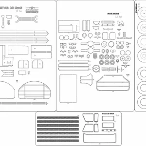Achetez Aujourd'hui Answer KH-01-2025-02-SZK Star 28 SM-3 - Laser Frames And Details
