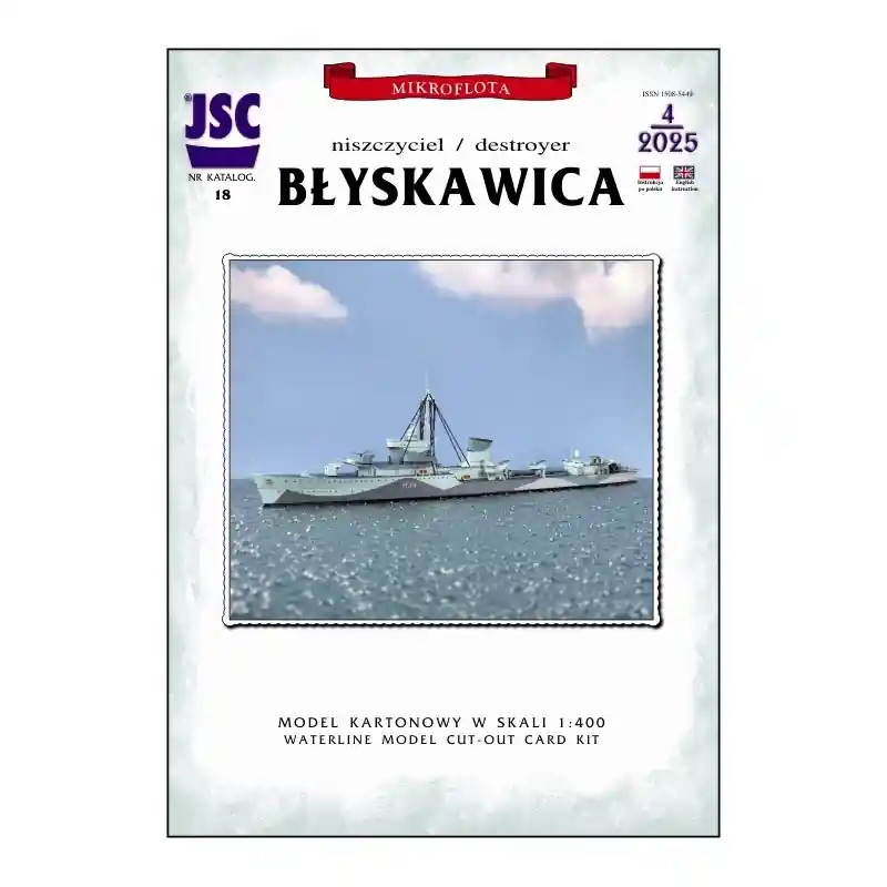 Soldes JSC 018 Destroyer Błyskawica