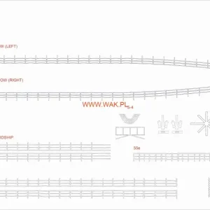 Soldes WAK REL1810 ORP Krakowiak / ORP Ślązak - Laser Cut Railings
