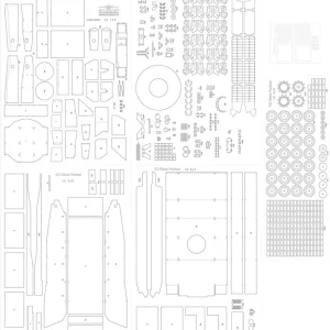 Answer ANG-250-SZK01 K2 Black Panther - Laser Cut Frames, Details Populaire