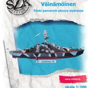 Świat z kartonu 036 Väinämöinen - fiński pancernik obrony wybrzeża Offre Exclusive