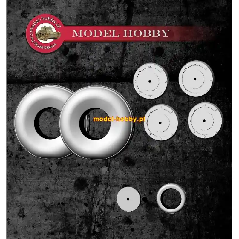 Model Hobby 0040-KOL3 Mitsubishi G4M2 Model 24 Otsu - Koła Żywica (Składane, Ugięte Opony) Meilleure Vente