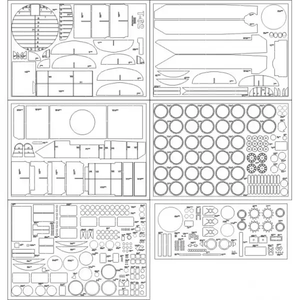 Acheter Direct Answer ANG-05-2016-01-SZK01 T-62 - Laser Cut Frames, Details, Wheels