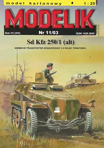 Modelik 11_03 SdKfz 250/1 (alte) Vente Flash