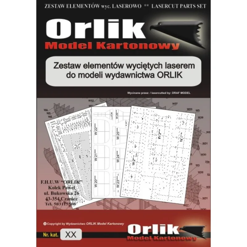 Orlik 083w Wręgi Wycinane Laserowo Do Modelu - Carro Veloce C.V. 35 (L3/35) Vente Flash