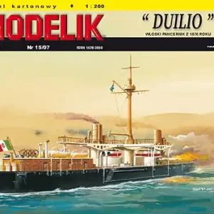 Expédition Rapide Modelik 16_07 DUILIO Włoski pancernik z 1876 roku