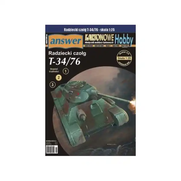 Answer KH-10-11-2006 T-34/76 - Soviet Tank Marque