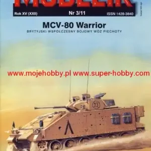 Promotion Modelik 03_11 MCV-80 WARRIOR współczesny brytyjski bojowy wóz piechoty