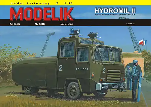 Top Vente Modelik 06_06 Polish modern policecar HYDROMIL II