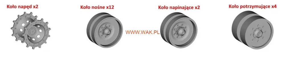 Nouvel Arrivage WAK 3D23E2K IFV Borsuk - Resin Wheels
