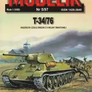 Modelik 05_97 T-34/76 - Radziecki Czołg Średni Z II Wojny Światowej Super Prix