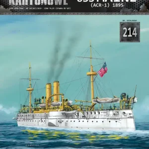 Paiement Sécurisé Modelarstwo kartonowe 214 Krążownik Pancerny USS Maine (ACR-1) 1895