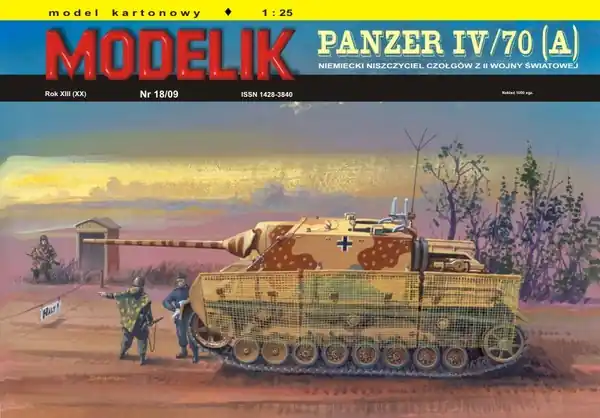 Modelik 18_09 PANZER IV/70 (A) Promotion