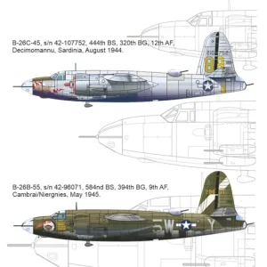 Art Scale Kit D48059 B-26B Marauder Part 2 - Over Europe, Mediterranean Area And D-Day Bon Marché