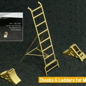 Retour Gratuit Dream Model DM2036 Ladder and Chucks for Mig-21F-13 (TRUMPETER)