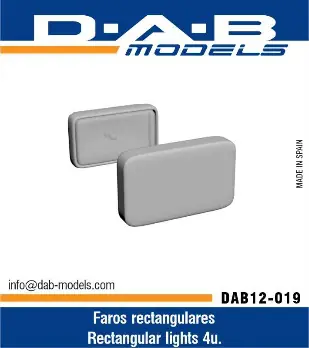 DAB Models 12-019 Rectangular Lights 4u Prix Cassé