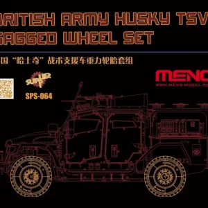 Dernier Modèle Meng Model SPS64 Husky TSV Sagged Wheel Set
