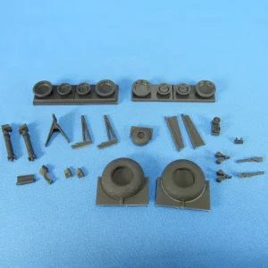 Metallic Details MDR4866 Boeing B-17 F/G Flying Fortress - wheels with un-covered (for Monogram and Revell kits) Super Prix
