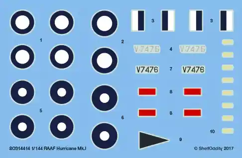 Shelf Oddity 3144014 RAAF Hurricane Mk.I Satisfait Ou Remboursé