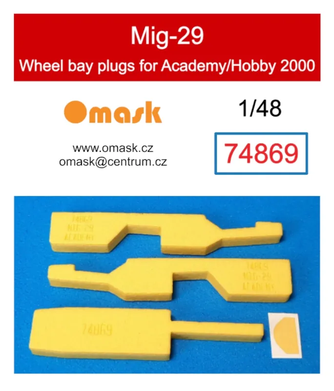 Meilleur Choix Omask 74869 Mig-29 Wheel Bay Plugs (For Academy/Hobby 2000)