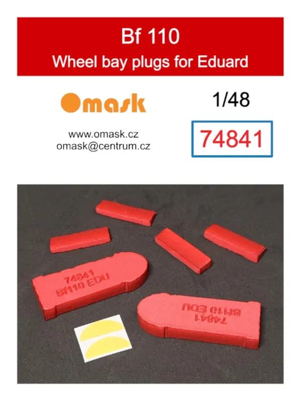 Omask 74841 Bf 110 Wheel Bay Plugs (For Eduard) Offre Limitée