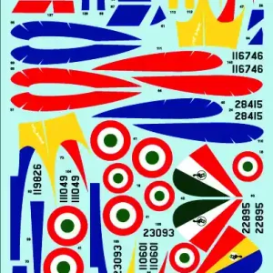 Promotion NEW! TAURO MODEL 48-503 Republic F-84 G Thunderjet - Aerobatic Teams Version Guizzo Tigri Bianche