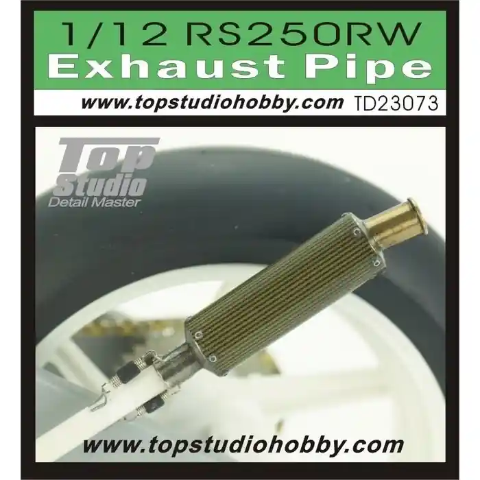 NEW! Top Studio TD23073 Honda RS250RW - Exhaust Pipe Quantité Limitée