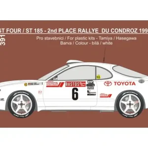 Réduction NEW! Rejimodel 391 Toyota Celica ST185 - 2nd Place Rallye Du Condroz 1993 (for Tamiya and Hasegawa Kits)