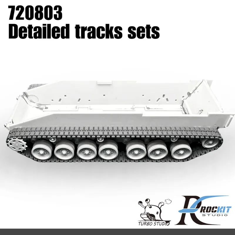Prix Bas ROCKIT Studio 720803 PzH-2000 - Detailed Resin Tracks Set (for Meng Model Kits)